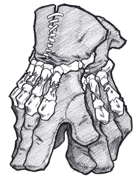 thanatosian gauntlets small