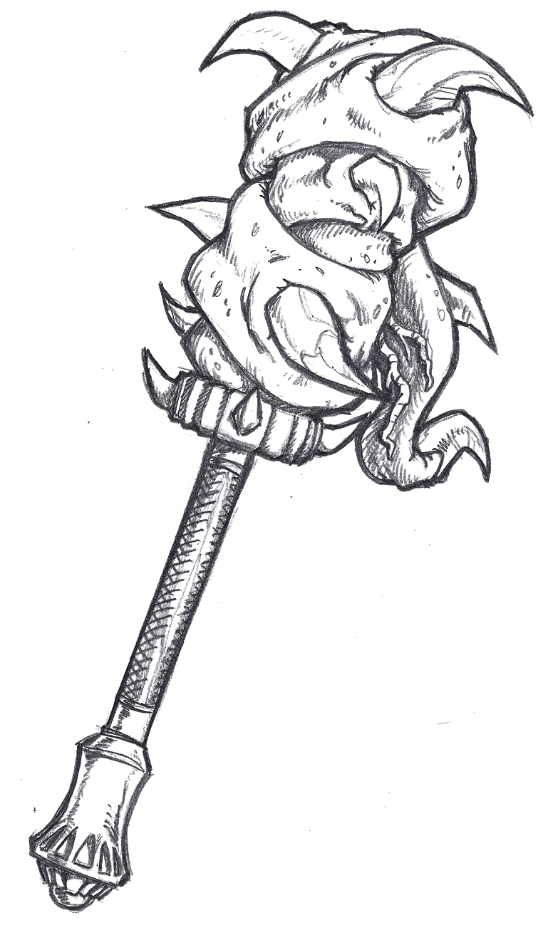 Losgunn, the toad-tongue mace